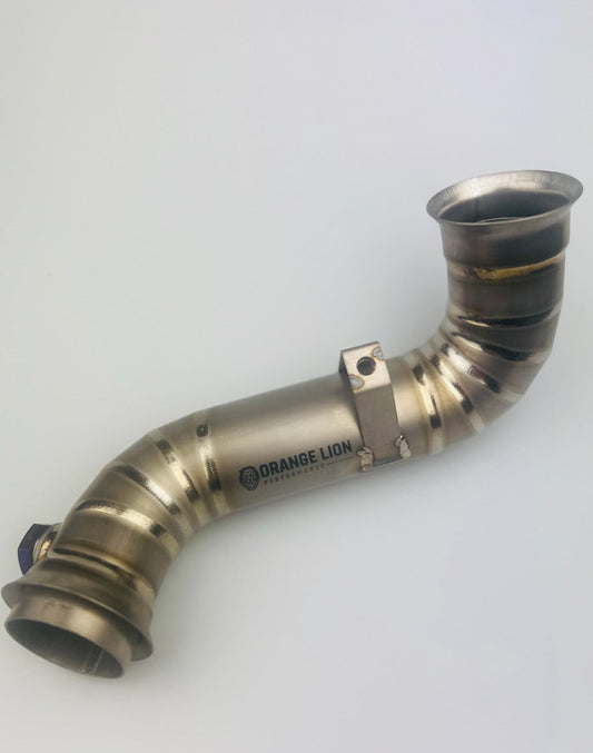 ORANGE LION PERFORMANCE  titanium decat KTM 890 ADV - HSQ 901  Norden 2024+